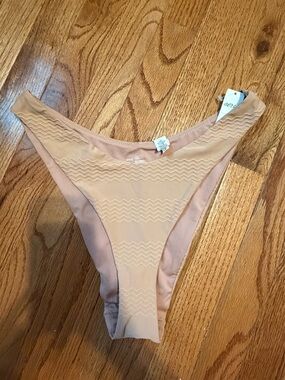 aerie Nude High Cut Bikini Bottom